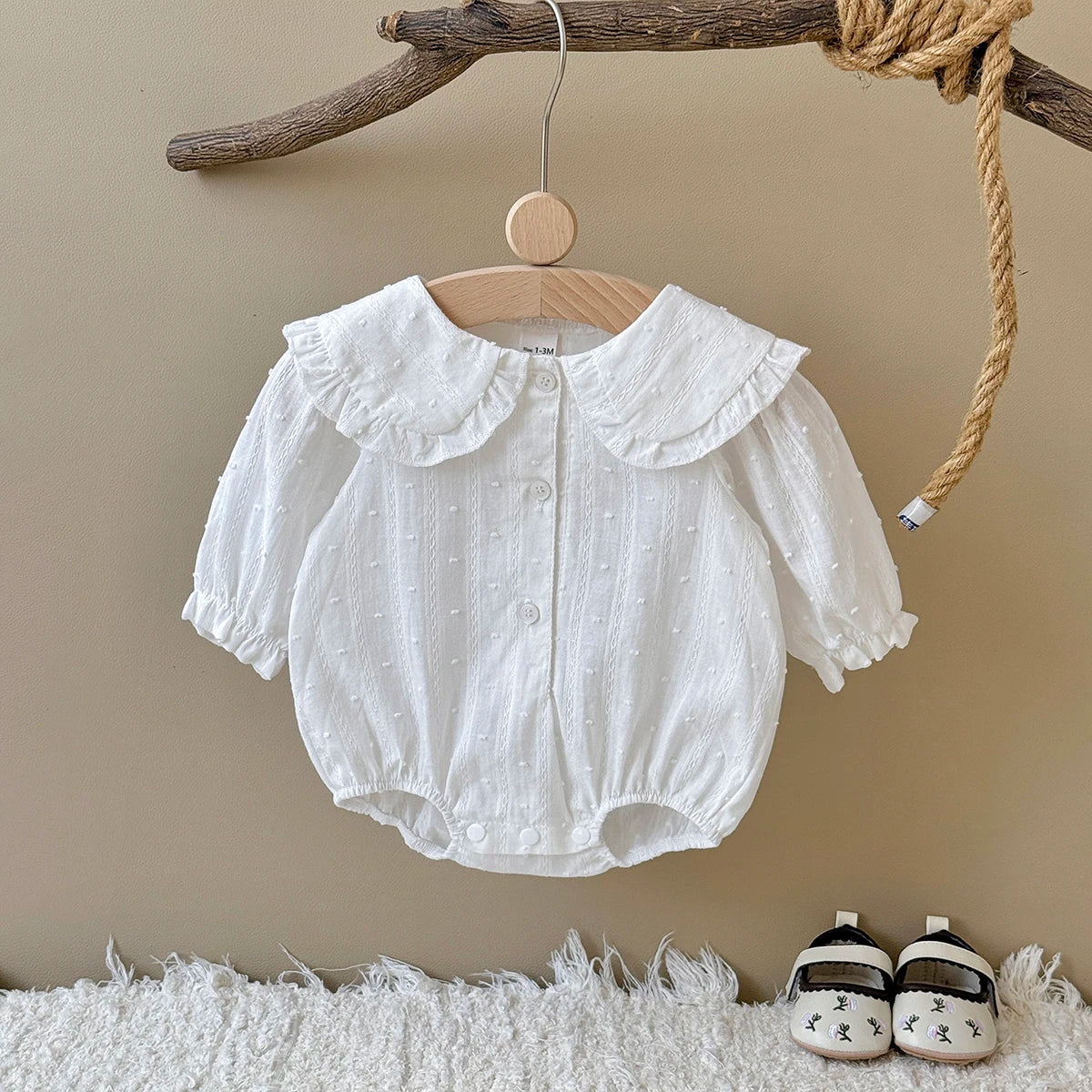 Rosalie Embroidered Romper