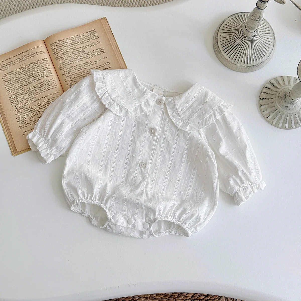 Rosalie Embroidered Romper